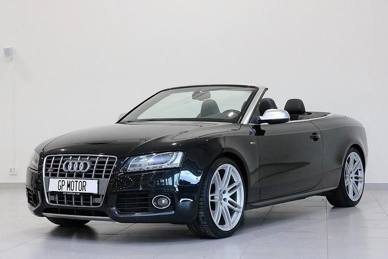 Begagnad Audi S5 333 HK (244 kW) 2010 Svart metallic Cab