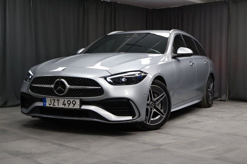Silver Begagnad 2022 Mercedes C220 Premium Kombi | 449 000 kr (Bra pris) - Bild 1/4