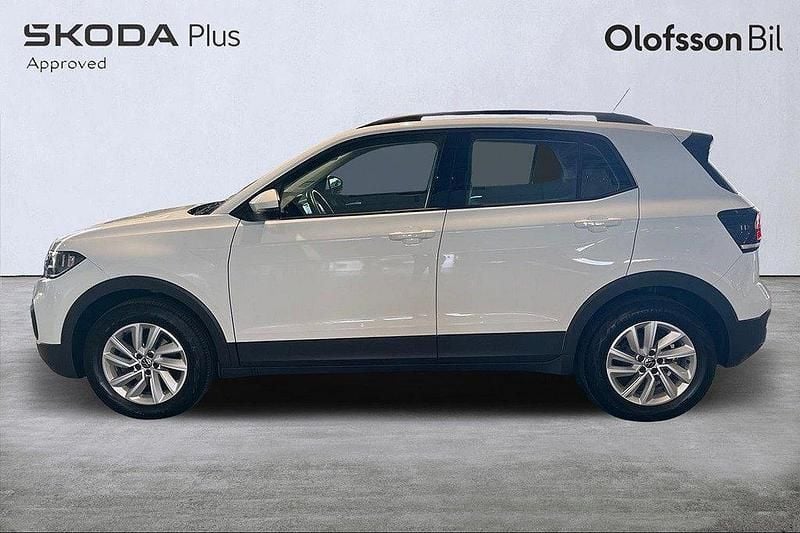 Vit Begagnad 2021 VW T-Cross Life SUV | 179 000 kr (Marknadspris) - Bild 1/3