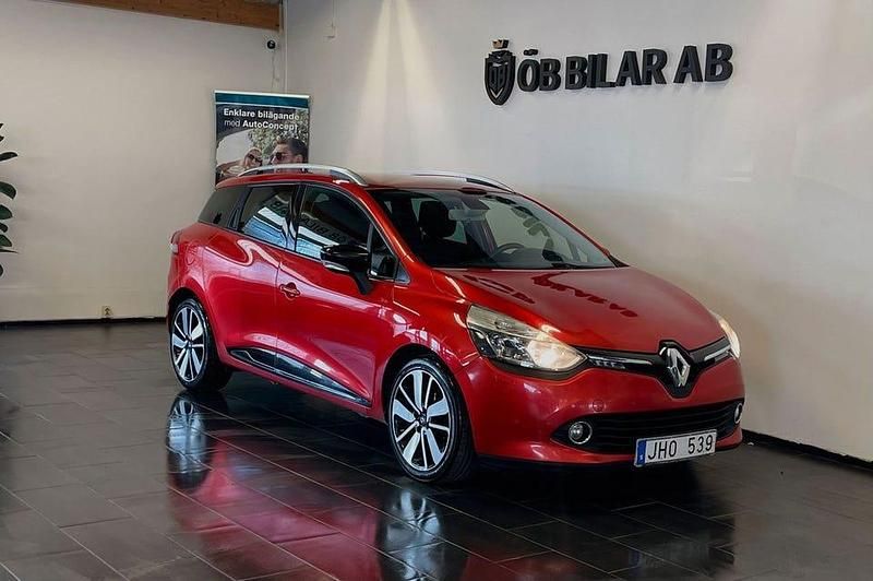 Röd Begagnad 2014 Renault Clio GrandTour Kombi | 54 900 kr (Marknadspris) - Bild 1/4