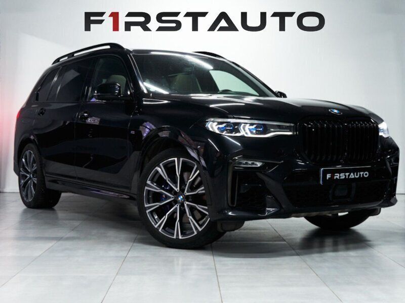 Svart Begagnad 2019 BMW X7 Executive SUV | 749 900 kr (Marknadspris) - Bild 1/4