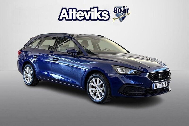 Blå Begagnad 2020 Seat Leon Kombi | 194 900 kr (Bra pris) - Bild 1/3