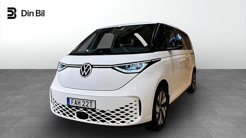 Ny VW ID. Buzz 210 kW (286 HK) 2026 Vit Minibuss