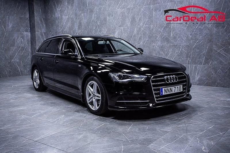 Begagnad Audi A6 S-Line 190 HK (139 kW) 2016 Svart Kombi