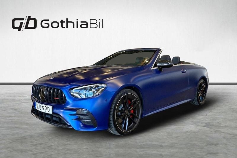 Blå Begagnad 2022 Mercedes E53 AMG AMG Cab | 839 900 kr (Lite dyr) - Bild 1/4