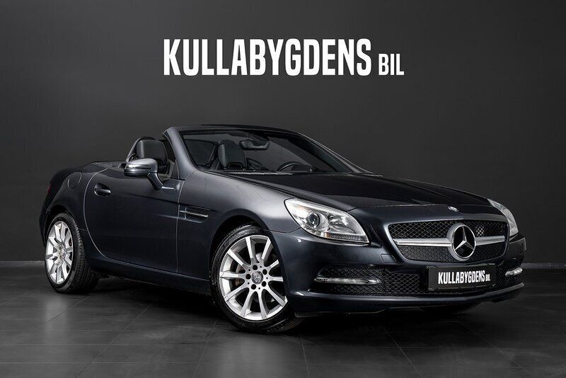 Mörkgrå Begagnad 2012 Mercedes SLK200 Cab | 229 000 kr (Dyr) - Bild 1/4