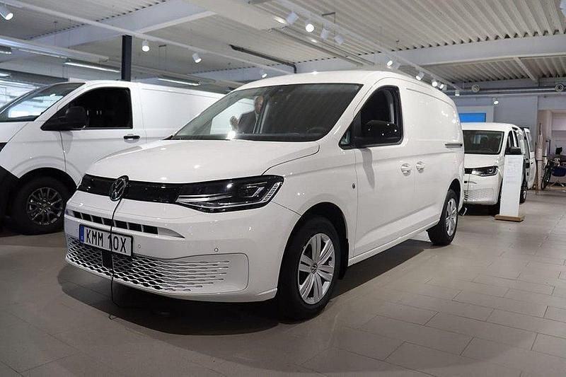 Vit Ny 2025 VW Caddy Maxi Minibuss | 461 875 kr (Marknadspris) - Bild 1/4