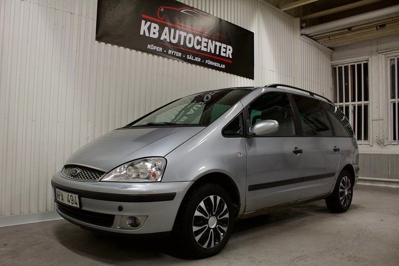 Silver Begagnad 2004 Ford Galaxy Minibuss | 14 900 kr - Bild 1/4
