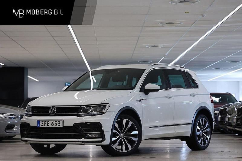 Vit Begagnad 2018 VW Tiguan GT SUV | 269 900 kr (Lite dyr) - Bild 1/3