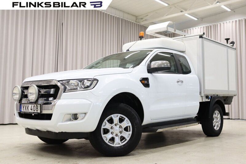 Vit (frozen white) Begagnad 2018 Ford Ranger Pickup | 279 900 kr (Marknadspris) - Bild 1/4