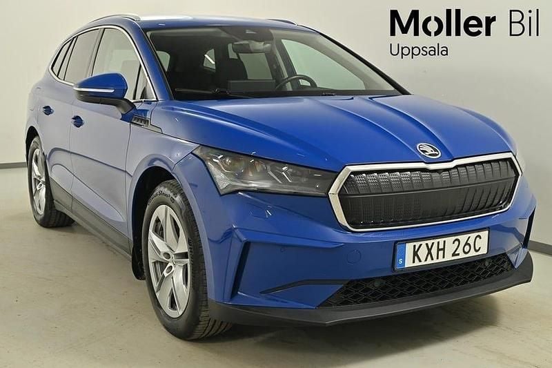 Begagnad Skoda Enyaq iV 194 kW (265 HK) 2023 Blå SUV
