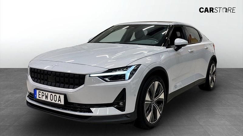 Silver Begagnad 2023 Polestar 2 Long Range Single Motor Halvkombi | 339 900 kr (Marknadspris) - Bild 1/4