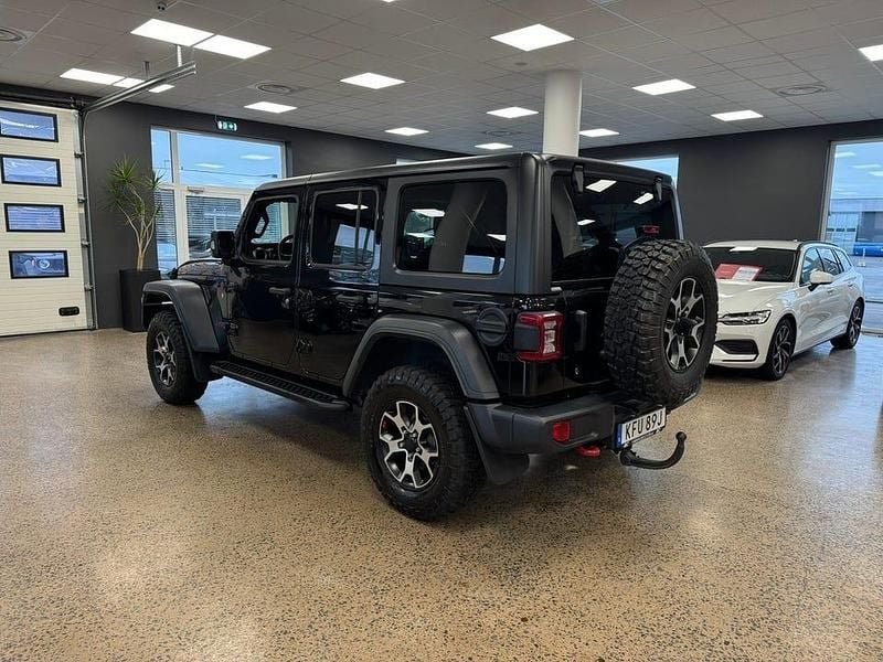 Begagnad Jeep Wrangler Unlimited Rubicon 272 HK (200 kW) 2019 Svart SUV