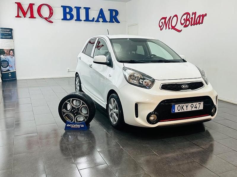 Vit Begagnad 2016 Kia Picanto Halvkombi | 74 900 kr (Marknadspris) - Bild 1/4