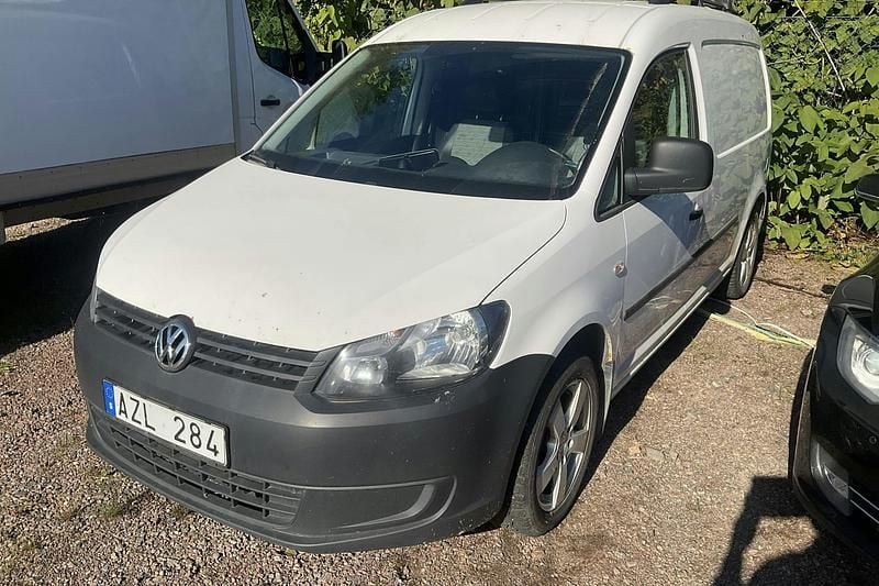 Vit Begagnad 2012 VW Caddy Minibuss | 59 000 kr (Marknadspris) - Bild 1/4