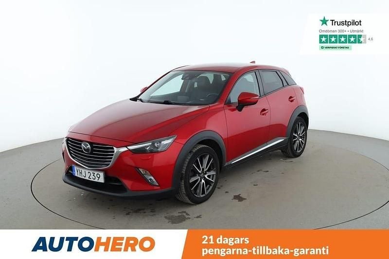 Röd Begagnad 2016 Mazda CX-3 SUV | 169 000 kr (Bra pris) - Bild 1/4