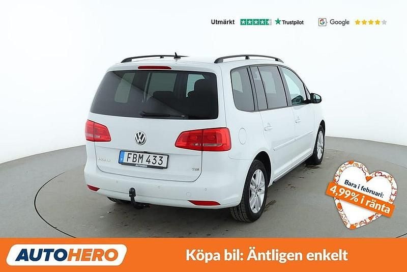 Begagnad VW Touran 141 HK (103 kW) 2015 Vit Minibuss