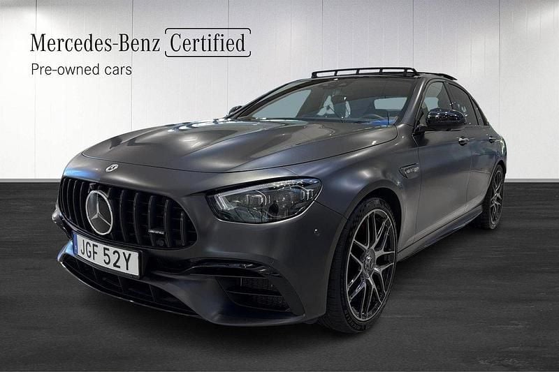 Grå (grey) Begagnad 2023 Mercedes E63S AMG Edition Sedan | 1 229 900 kr - Bild 1/4