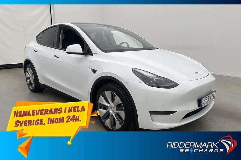 Vit Begagnad 2022 Tesla Model Y Long Range AWD SUV | 414 800 kr (Marknadspris) - Bild 1/3