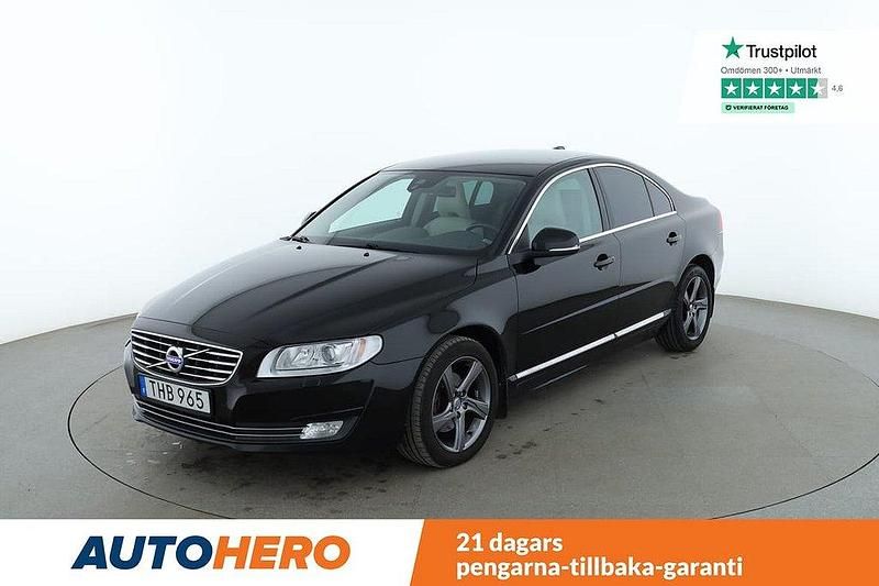 Svart Begagnad 2014 Volvo S80 Momentum Sedan | 167 000 kr (Marknadspris) - Bild 1/4