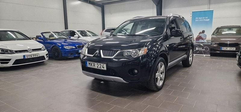 Svart Begagnad 2008 Mitsubishi Outlander SUV | 39 900 kr (Marknadspris) - Bild 1/4