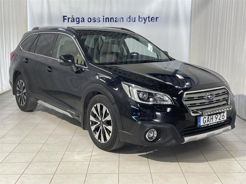Svart Begagnad 2015 Subaru Outback SUV | 139 900 kr (Lite dyr) - Bild 1/4