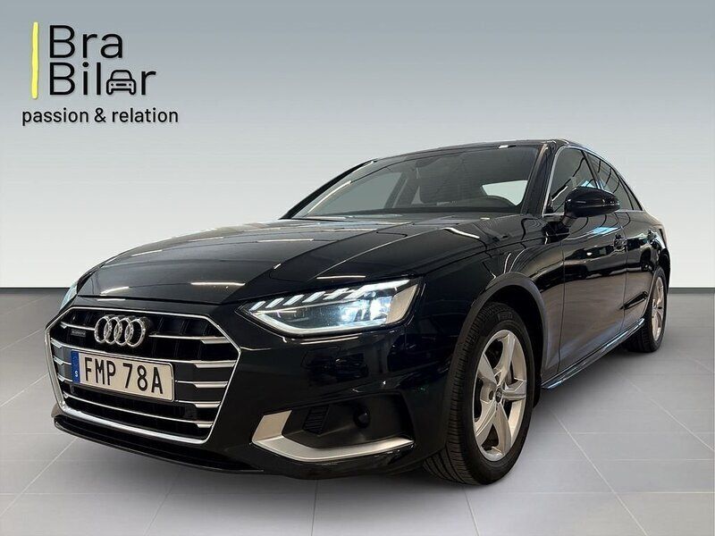 Svart Begagnad 2021 Audi A4 Advanced Plus Sedan | 269 900 kr (Marknadspris) - Bild 1/4