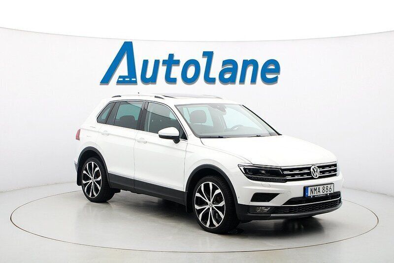 Vit Begagnad 2018 VW Tiguan SUV | 219 900 kr (Marknadspris) - Bild 1/3