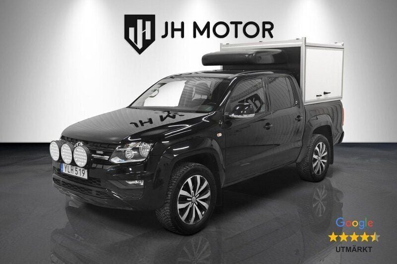 Svart Begagnad 2018 VW Amarok Pickup | 349 900 kr (Superpris) - Bild 1/4