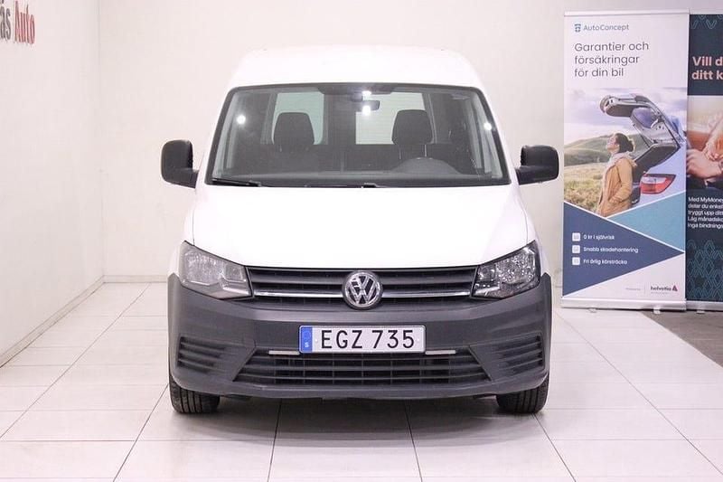 Begagnad VW Caddy 102 HK (75 kW) 2018 Vit Minibuss