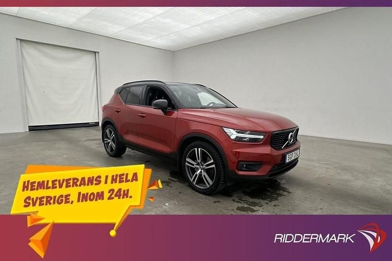 Röd Begagnad 2021 Volvo XC40 R-Design SUV | 338 900 kr (Dyr) - Bild 1/3