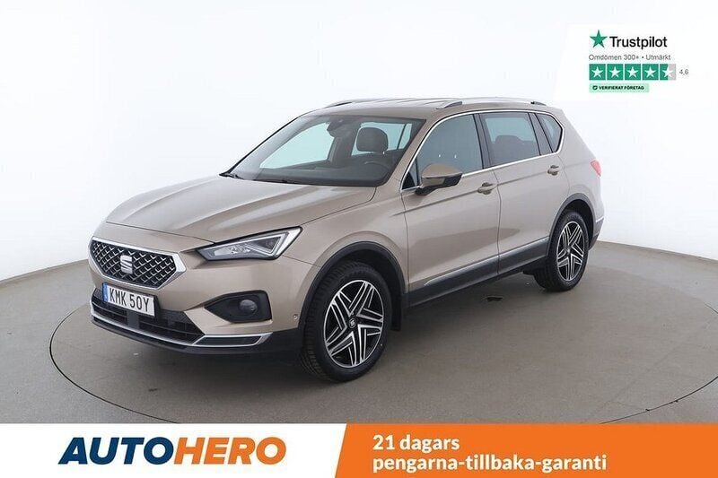 Ljusbrun Begagnad 2020 Seat Tarraco 4Drive SUV | 294 000 kr (Marknadspris) - Bild 1/4