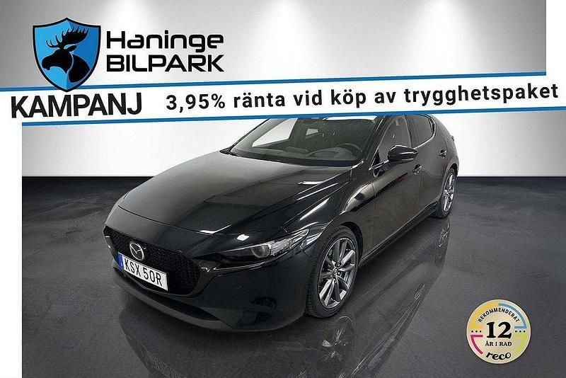 Svart Begagnad 2018 Mazda 3 Inclusive Halvkombi | 189 900 kr (Bra pris) - Bild 1/2
