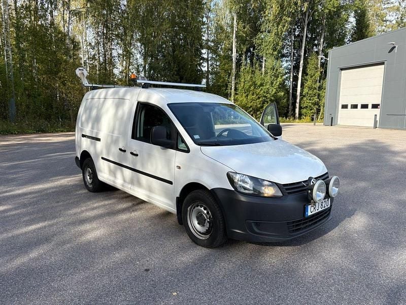 Vit Begagnad 2015 VW Caddy Maxi Minibuss | 85 000 kr (Marknadspris) - Bild 1/4