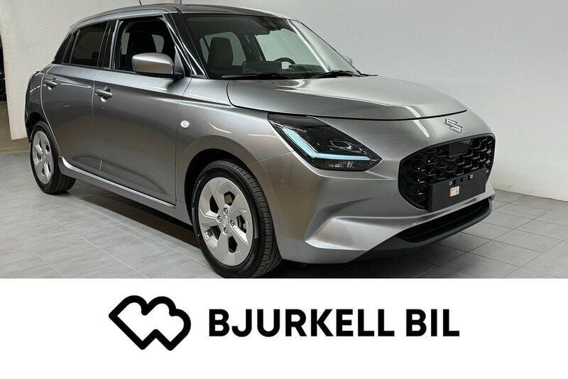Grå Ny 2024 Suzuki Swift Halvkombi | 244 900 kr (Marknadspris) - Bild 1/4