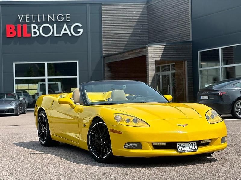 Begagnad Chevrolet Corvette 405 HK (297 kW) 2006 Gul Cab
