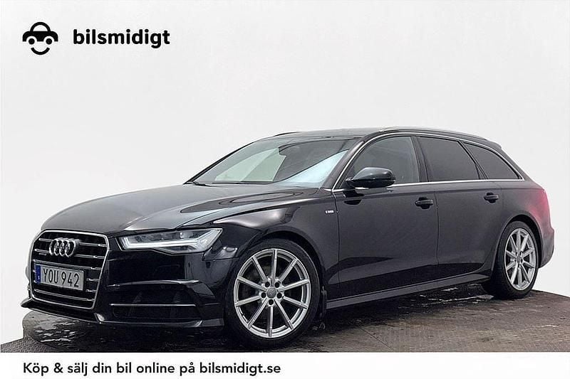 Svart Begagnad 2017 Audi A6 Ambition Kombi | 179 800 kr (Marknadspris) - Bild 1/3