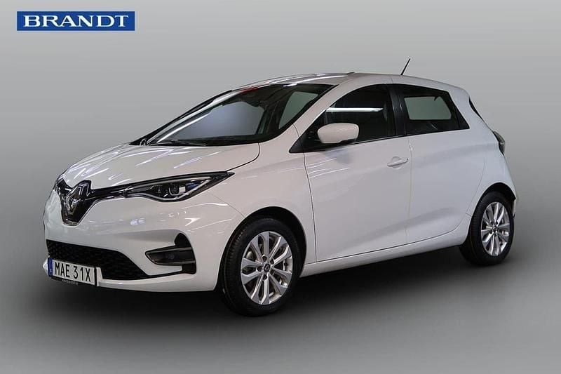 Vit Begagnad 2022 Renault Zoe Zen Halvkombi | 164 900 kr (Bra pris) - Bild 1/4