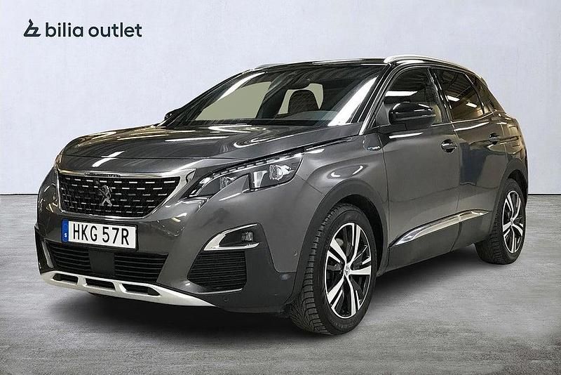 Grå Begagnad 2019 Peugeot 3008 GT SUV | 234 900 kr (Marknadspris) - Bild 1/3
