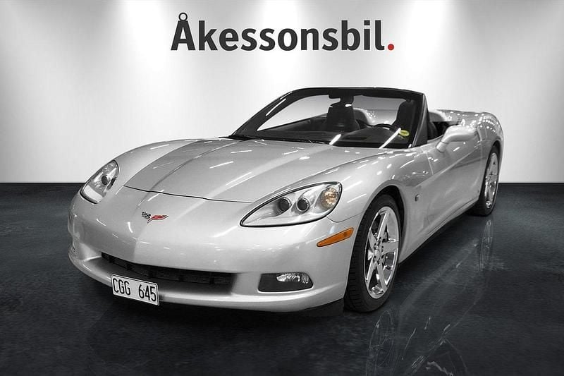 Silver Begagnad 2007 Chevrolet Corvette C6 Cab | 349 000 kr (Marknadspris) - Bild 1/4