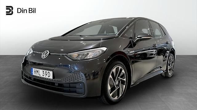 Mörkgrå Begagnad 2022 VW ID.3 Pro Performance Halvkombi | 239 500 kr (Marknadspris) - Bild 1/4
