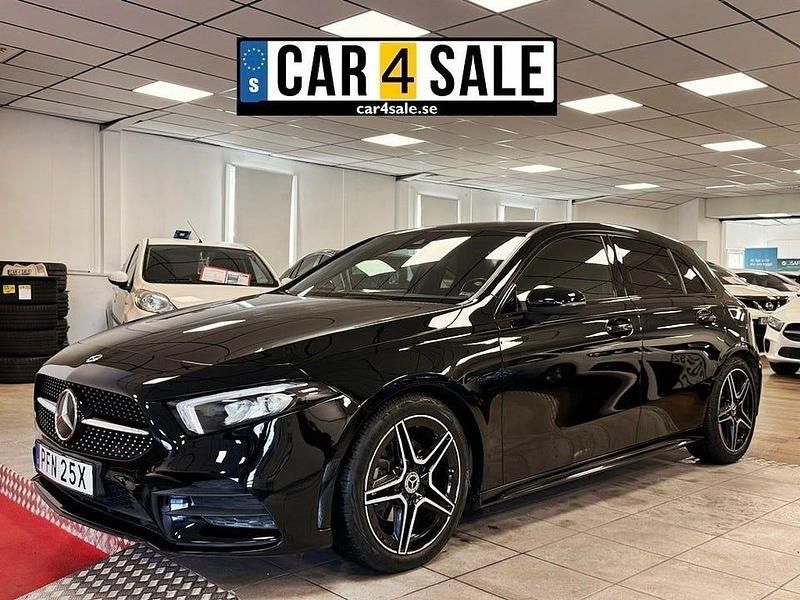 Begagnad Mercedes A180 AMG 136 HK (100 kW) 2019 Svart Halvkombi
