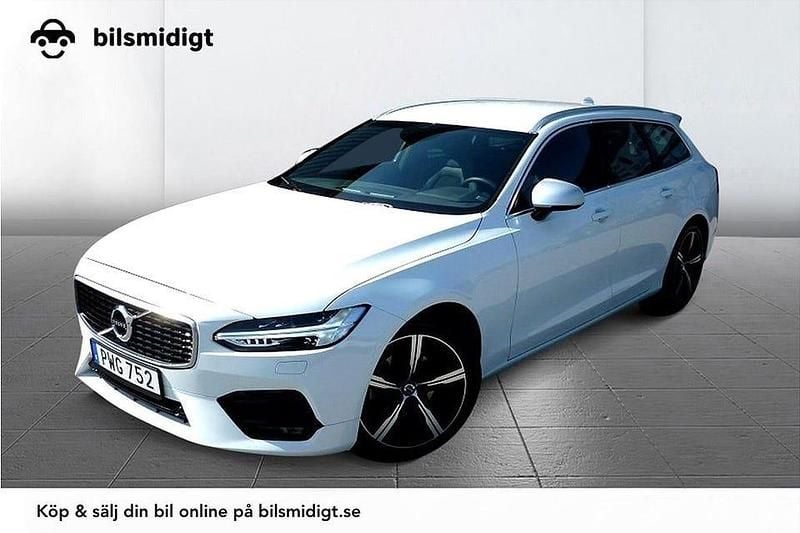 Begagnad Volvo V90 R-Design 150 HK (110 kW) 2017 Vit Kombi