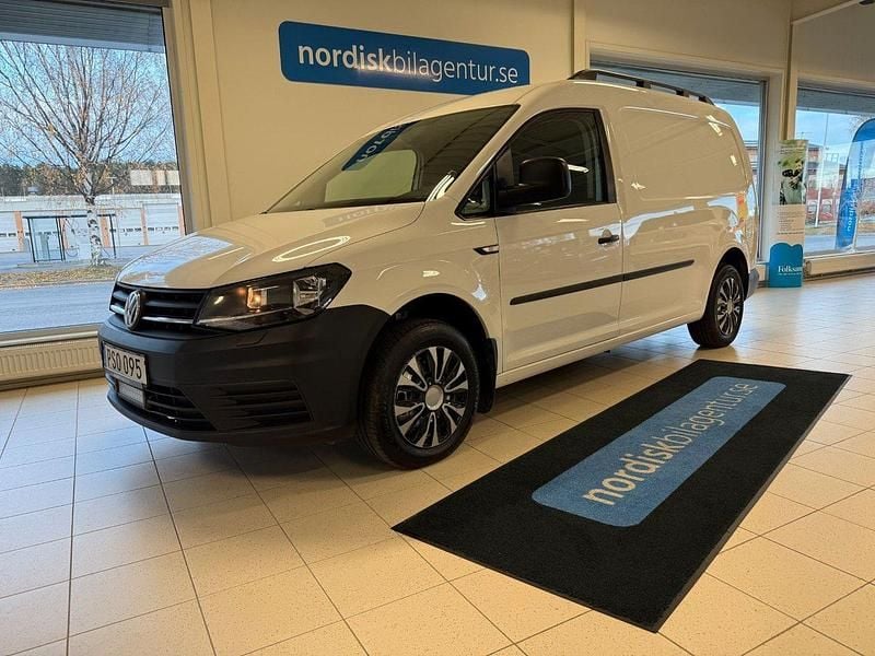 Vit Begagnad 2018 VW Caddy Maxi Minibuss | 159 900 kr (Marknadspris) - Bild 1/4