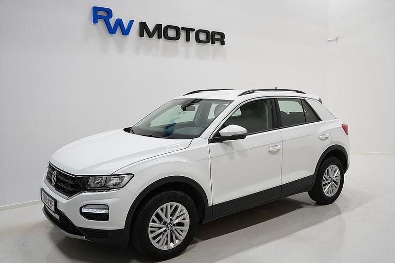 Vit Begagnad 2020 VW T-Roc SUV | 199 900 kr (Bra pris) - Bild 1/4