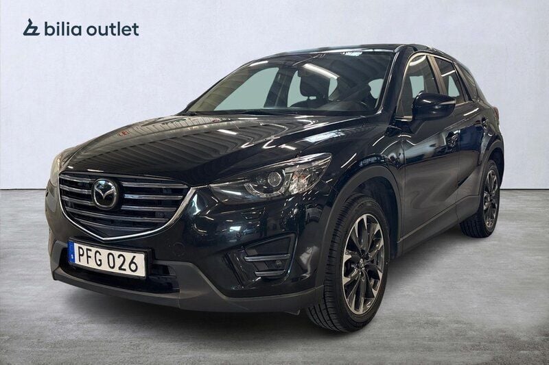 Svart Begagnad 2016 Mazda CX-5 Optimum SUV | 194 900 kr (Marknadspris) - Bild 1/3