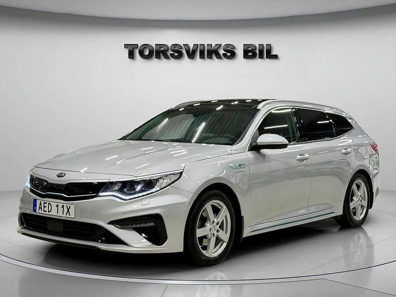 Begagnad Kia Optima Advance 205 HK (150 kW) 2019 Silvermet Kombi