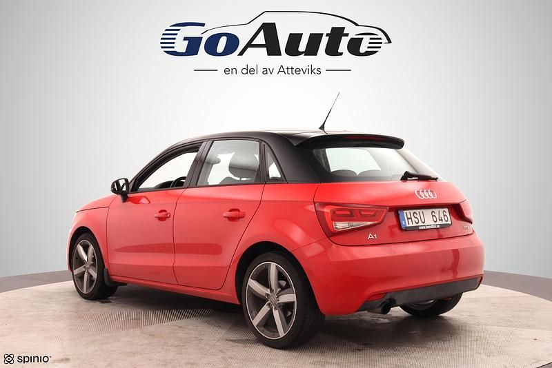 Begagnad Audi A1 Sportback Proline 86 HK (63 kW) 2013 Röd Halvkombi
