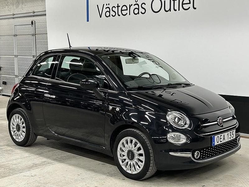 Svart Begagnad 2017 Fiat 500 Halvkombi | 84 900 kr (Bra pris) - Bild 1/3