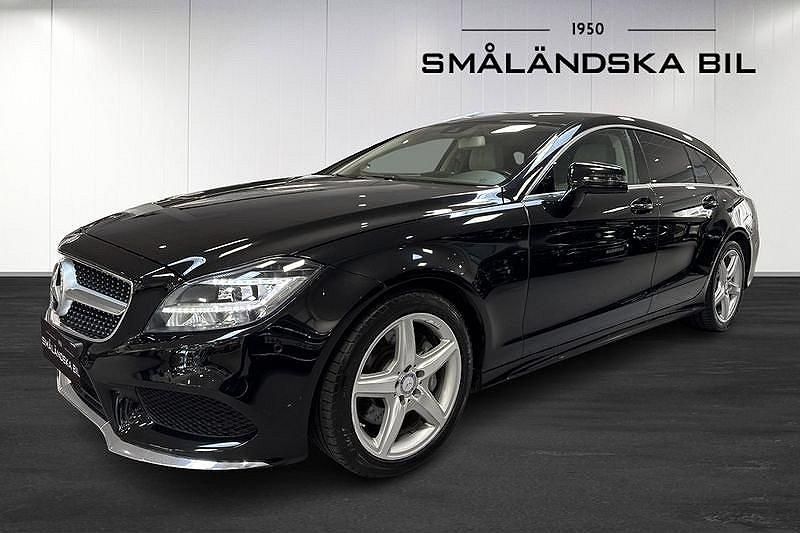 Svart Begagnad 2014 Mercedes CLS350 Shooting Brake AMG Kombi | 249 000 kr - Bild 1/4